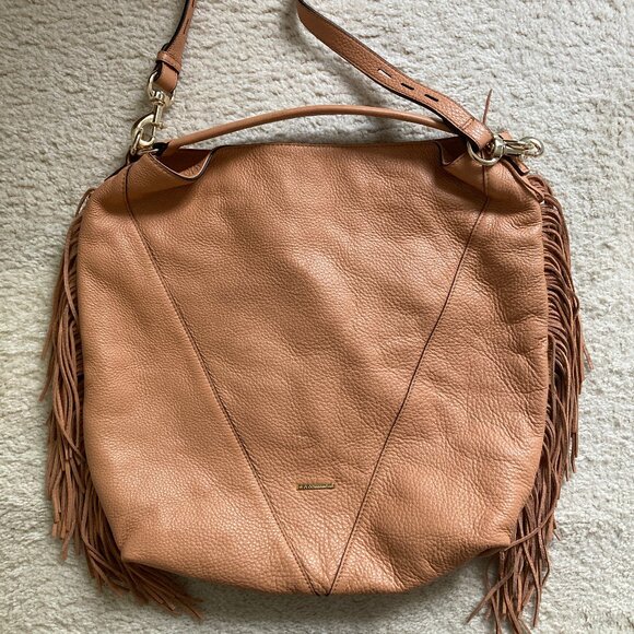 Rebecca Minkoff Fringe Moto Hobo NWOT - Picture 4 of 7